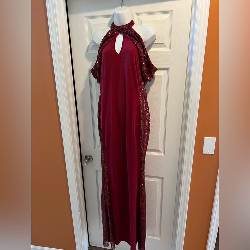 New without tags formal red dress size Large - Picture 1 of 3